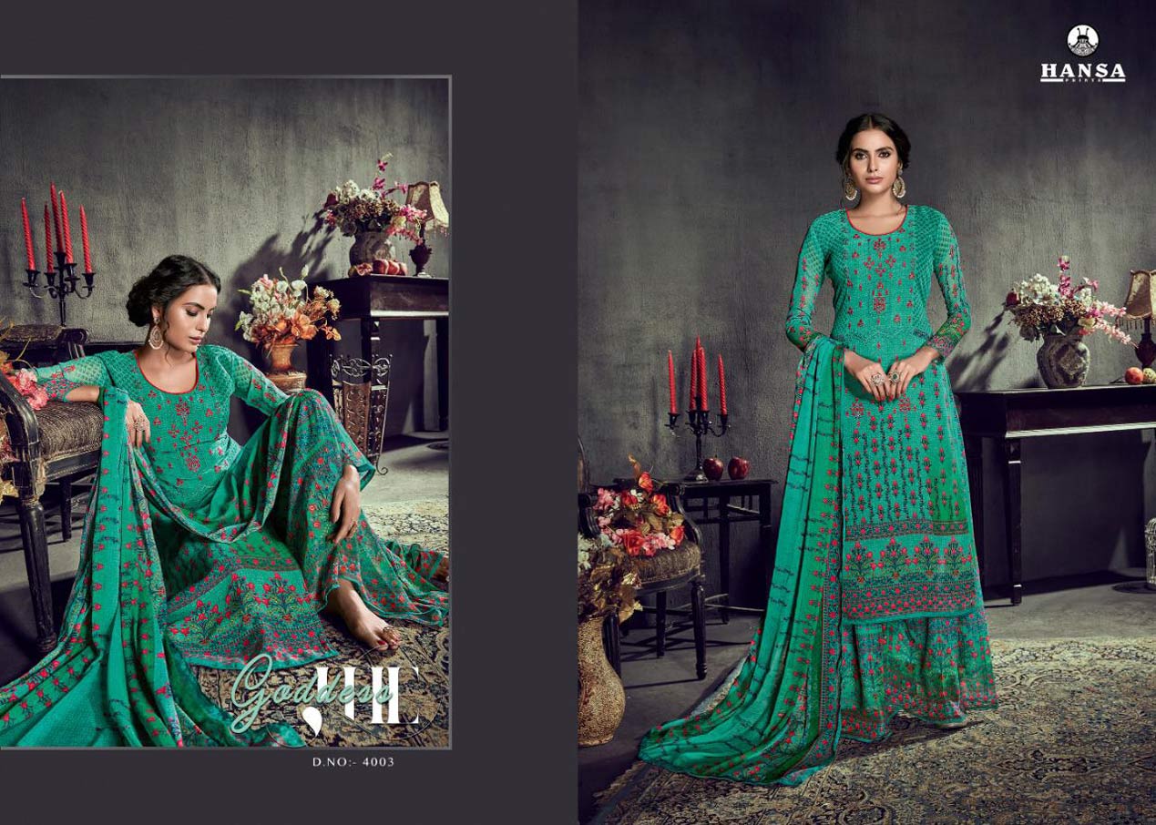 Husna Exclusive Vol-4 Hansa Print Georgette Salwar Kameez Husna Exclusive Vol-4 Hansa Print Georgette Salwar Kameez
